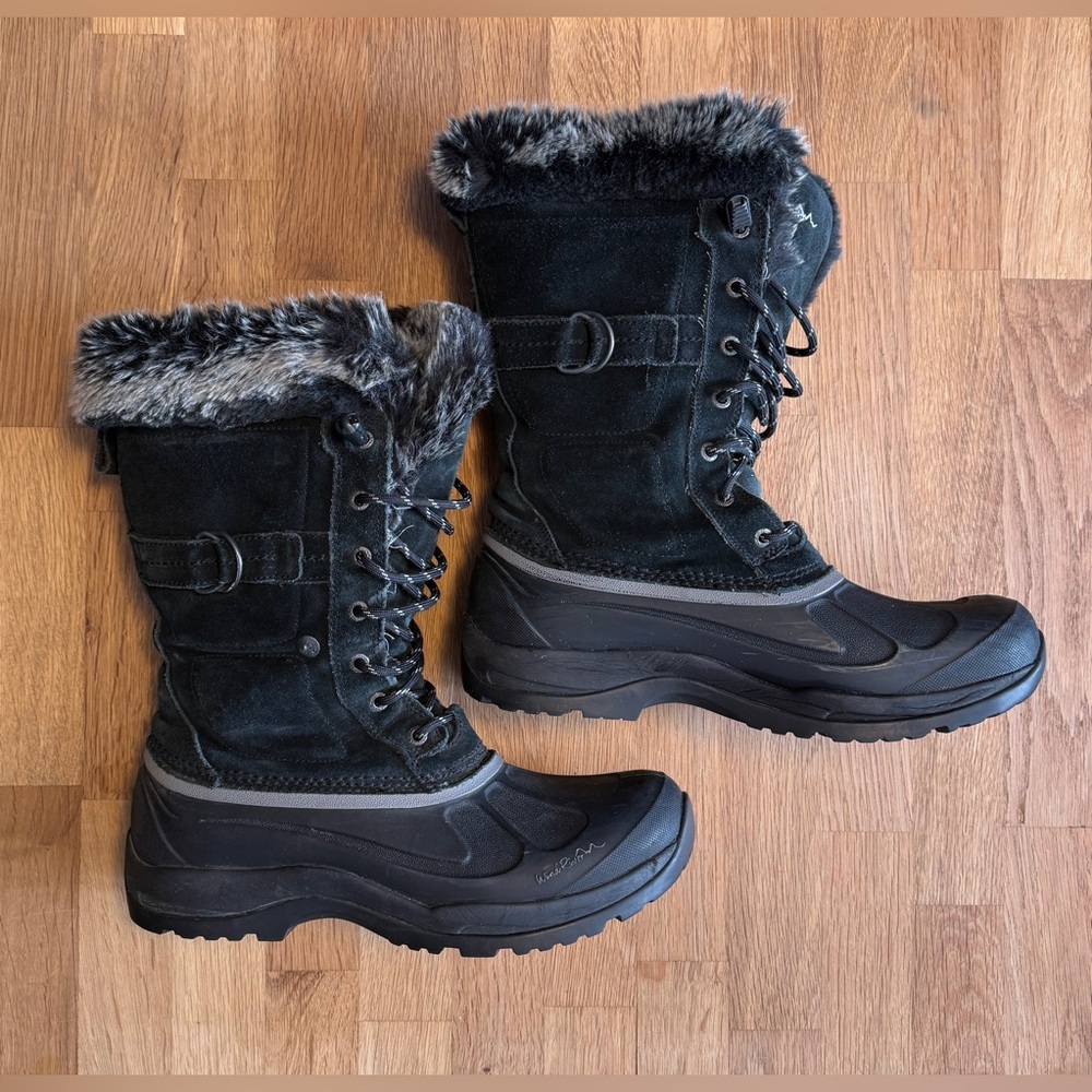 Sz 10 | Windriver: Snowdrift Women’s Winter Boots | Black - Picture 2 of 6